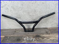 Black Freestyle Handlabars Kneesaver Haro Style Vintage Old School Bmx Black Freestyle Handlabars Kneesaver Haro Style Vintage Old School Bmx