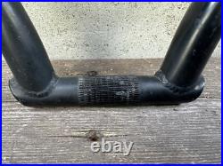 Black Freestyle Handlabars Kneesaver Haro Style Vintage Old School Bmx Black Freestyle Handlabars Kneesaver Haro Style Vintage Old School Bmx