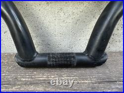 Black Freestyle Handlabars Kneesaver Haro Style Vintage Old School Bmx Black Freestyle Handlabars Kneesaver Haro Style Vintage Old School Bmx