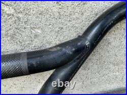 Black Freestyle Handlabars Kneesaver Haro Style Vintage Old School Bmx Black Freestyle Handlabars Kneesaver Haro Style Vintage Old School Bmx