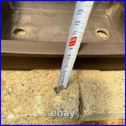 Bonsai Pot Long Rectangular Vintage Old Style with Wear and Dirt