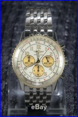 Breitling Old Style Navitimer Chronograph Automatic RARE Gold/Steel REF D30022
