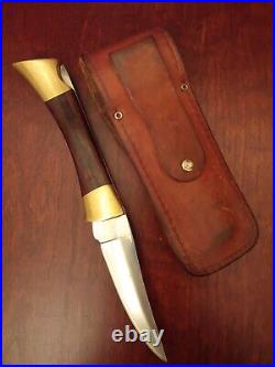 Browning Vintage Folding Knife 70s Buck Style Old-Timer Sheath