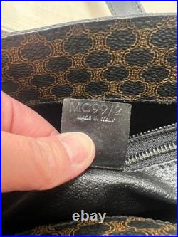 CELINE Vintage Handbag Authentic Old Style Leather Tote Rare Limited