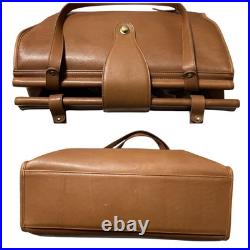 COACH Tote Bag Vintage Old Style 9896 Brown Leather Shoulder Handbag Classic COACH Tote Bag Vintage Old Style 9896 Brown Leather Shoulder Handbag Classic