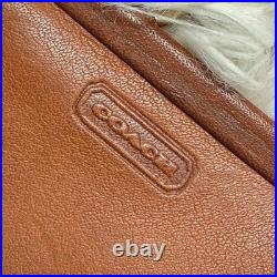 COACH Vintage Glovetanned Leather Kiss Lock Coin Purse Brown Old Style Wallet COACH Vintage Glovetanned Leather Kiss Lock Coin Purse Brown Old Style Wallet