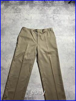 Canali Pure New Wool Vintage Luxury Old Money Classic Pants Trousers Size 52R