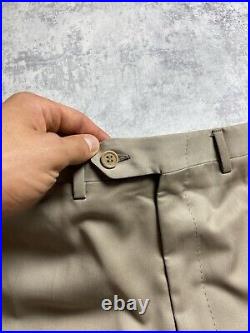 Canali Pure New Wool Vintage Luxury Old Money Classic Pants Trousers Size 52R