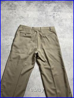 Canali Pure New Wool Vintage Luxury Old Money Classic Pants Trousers Size 52R