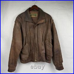 Casablanca Vintage Leather Jacket Indiana Jones Look Old Style