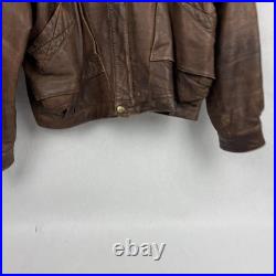 Casablanca Vintage Leather Jacket Indiana Jones Look Old Style