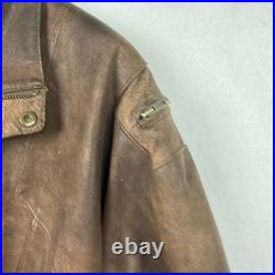 Casablanca Vintage Leather Jacket Indiana Jones Look Old Style