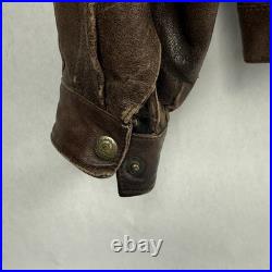 Casablanca Vintage Leather Jacket Indiana Jones Look Old Style