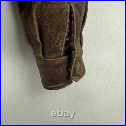 Casablanca Vintage Leather Jacket Indiana Jones Look Old Style