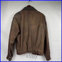 Casablanca Vintage Leather Jacket Indiana Jones Look Old Style