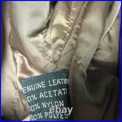 Casablanca Vintage Leather Jacket Indiana Jones Look Old Style