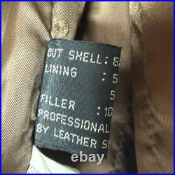 Casablanca Vintage Leather Jacket Indiana Jones Look Old Style