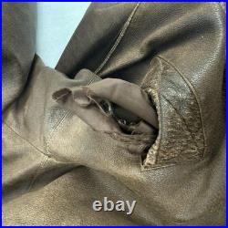 Casablanca Vintage Leather Jacket Indiana Jones Look Old Style