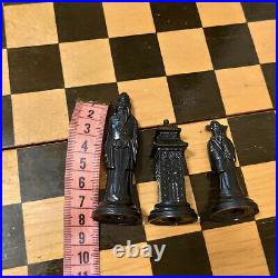 Chess Vintage USSR Soviet Set Wooden Russian EAST STYLE Antique Old Rare Big