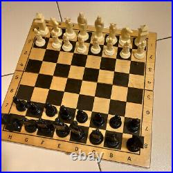 Chess Vintage USSR Soviet Set Wooden Russian EAST STYLE Antique Old Rare Big