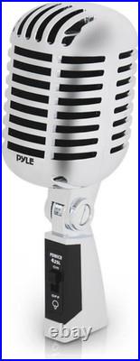 Classic Retro Dynamic Vocal Microphone Old Vintage Style Unidirectional Cardio
