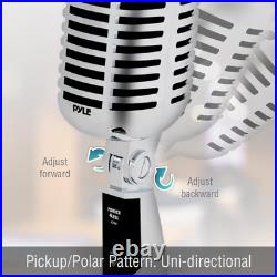 Classic Retro Dynamic Vocal Microphone Old Vintage Style Unidirectional Cardio