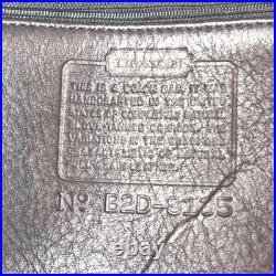 Coach 9135 Vintage Black Leather Shoulder Bag USA Made Classic Old Style