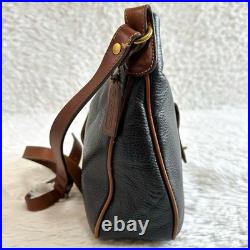 Coach Authentic Vintage Leather Shoulder Bag Turnlock Old Style Classic