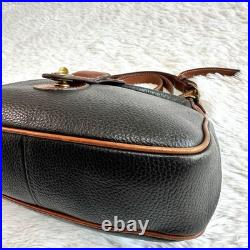 Coach Authentic Vintage Leather Shoulder Bag Turnlock Old Style Classic
