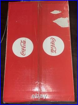 Coca Cola Vending Fridge 10 Can Machine Mini Soda Refrigerator Retro Coke NEW