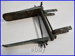 Complete Vintage Old Style Sunfish Sailboat Bronze Rudder Mounting Assembly