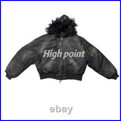 Cotton Jacket Men's Do Old Style Hair Collar Autumn Winter High Street Vintage Cotton Jacket Men's Do Old Style Hair Collar Autumn Winter High Street Vintage
