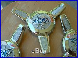 Cragar S/S Spinner Center Cap Mag Wheel Chevy Camaro Chevelle Pontiac GTO Crager