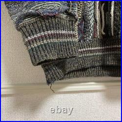 Croft Barrow 3D Pattern Knit Vintage Old Clothes Coogi Style