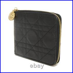 Dior Cannage Zip Wallet wallet Old-style Zip Around Vintage Old CD logo ch