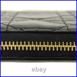Dior Cannage Zip Wallet wallet Old-style Zip Around Vintage Old CD logo ch