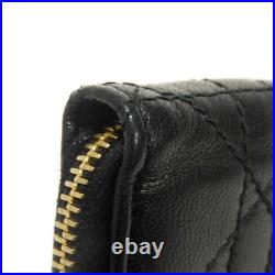 Dior Cannage Zip Wallet wallet Old-style Zip Around Vintage Old CD logo ch