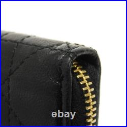 Dior Cannage Zip Wallet wallet Old-style Zip Around Vintage Old CD logo ch