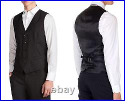 Dolce Gabbana Waistcoat Formal Dress Suit Vest Gilet Dress Wool Vest Jacket