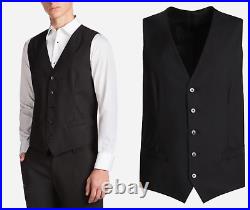 Dolce Gabbana Waistcoat Formal Dress Suit Vest Gilet Dress Wool Vest Jacket