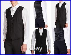 Dolce Gabbana Waistcoat Formal Dress Suit Vest Gilet Dress Wool Vest Jacket 2XL