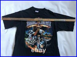 Doobie Brothers Vintage T shirt Made in USA Tag 1993 Harley Motorcycle style OLD
