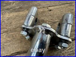 Double Clamp Bmx Stem Neck For 7/8 Bars Vintage Old School Mongoose Style