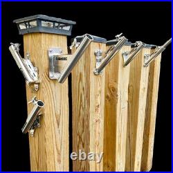 EVERMOUNT Heavy Duty Stainless Flag pole mount MADE IN USA Model# 1