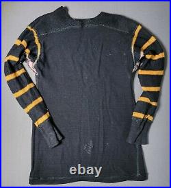 Early 1900's Princeton Style Football Game Used Wool Jersey RARE Vintage Old