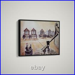Eric Ravilious Bathing Machines Art Print on Paper or Canvas
