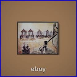 Eric Ravilious Bathing Machines Art Print on Paper or Canvas