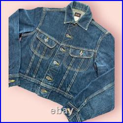 Evisu Old Selvedge Denim Jacket Rare Cowboy Style Blue