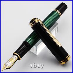 Excellent Pelikan Fountain Pen Souveran M800 Old style 18C F Nib PF mark withbox Excellent Pelikan Fountain Pen Souveran M800 Old style 18C F Nib PF mark withbox