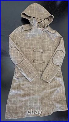 Faconnable Stylish Plaid European Style Coat Vintage Old Money Academia